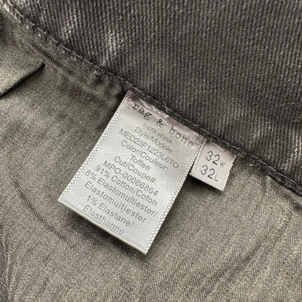 Rag & Bone Fit 2 Slim Jeans Mens 32x32 Toffee Brown MED23F1223L6TO Denim Pants